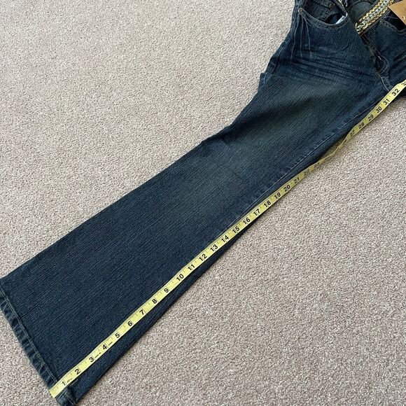 Vintage Y2K Dfx Jeans Sequin Belt Wrap Around Low Rise Wide Leg 5 - Picture 8 of 8